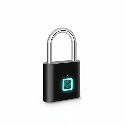 BioLock Pro מנעול חכם בטביעת אצבע על רקע לבן, לפתיחה מהירה ונוחה ללא מפתח